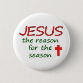 JESUS-Grund für Jahreszeit Button (Vorderseite)