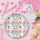 JESUS-Grund für Jahreszeit Pappteller (Party)