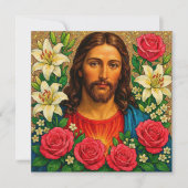 Jesus-Grußkarte. (Vorderseite)