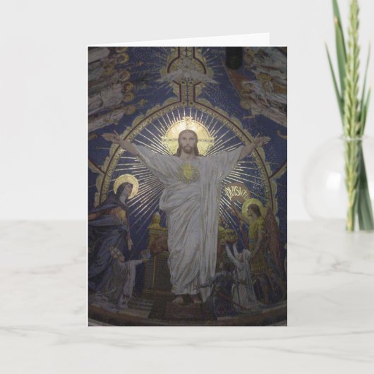 Jesus Grußkarte Karte (Vorderseite)