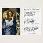 Jesus gute Hirten Soule im Fegefeuer Gebet (Vorne & Hinten)