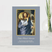 Jesus gute Hirtenpriester Ermutigung Karte (Vorderseite)