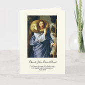 Jesus gute Hirtenpriester Ermutigung Karte (Vorderseite)