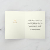 Jesus gute Hirtenpriester Ermutigung Karte (Innenseite)