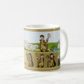 Jesus Guter Hirte Kaffeetasse (VorderseiteRechts)
