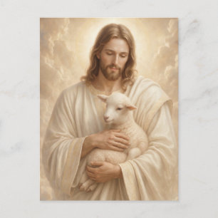 Jesus Guter Hirte Trauer Gebets Postkarte