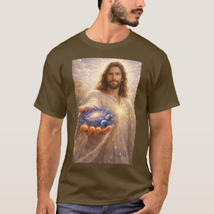 Jesus hält das Universum in Seinen Händen T-Shirt