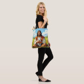Jesus hält ein Lamm | Religiöser Christ Tasche (Am Model)