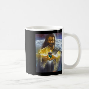 Jesus hält Zigaretten, der Sonnengott Kaffeetasse