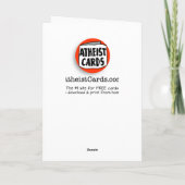 Jesus "Hammered?" Feiertagskarte (Rückseite)