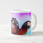 Jesus Hand Jumbo-Tasse (Vorderseite Rechts)