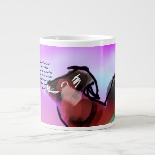 Jesus Hand Jumbo-Tasse (Vorderseite)