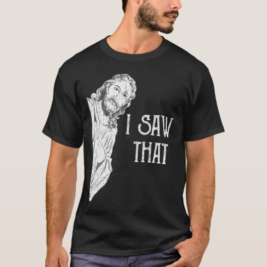 Jesus handgeschriebene kursive Cross Art Geburt Ta T-Shirt (Vorderseite)