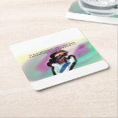 jesus handwork rechteckiger pappuntersetzer (angewinkelt)