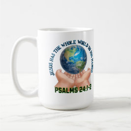 Jesus Has the Whole World in His Hands-Christian  Kaffeetasse