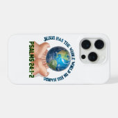 Jesus Has the Whole World in His Hands Phone Case iPhone Hülle (Rückseite (Horizontal))