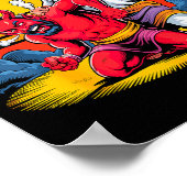 Jesus Has Your Back Christian Faith Poster (Ecke)