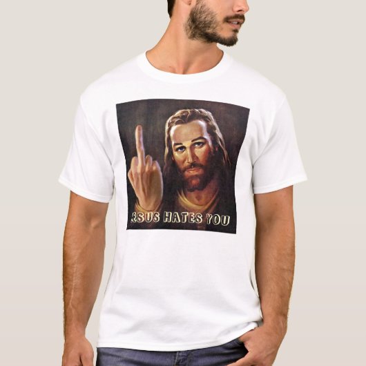 JESUS HASST SIE T-SHIRT (Vorderseite)