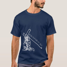 Jesus hat alles bezahlt, T - Shirt für Weißdruck