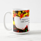 Jesus hat Angst und ängstliche Niederlagen Kaffeetasse (Links)