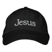 Jesus hat bestickte baseballkappe (Vorderseite)