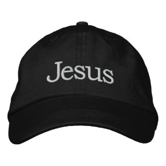 Jesus hat bestickte baseballkappe