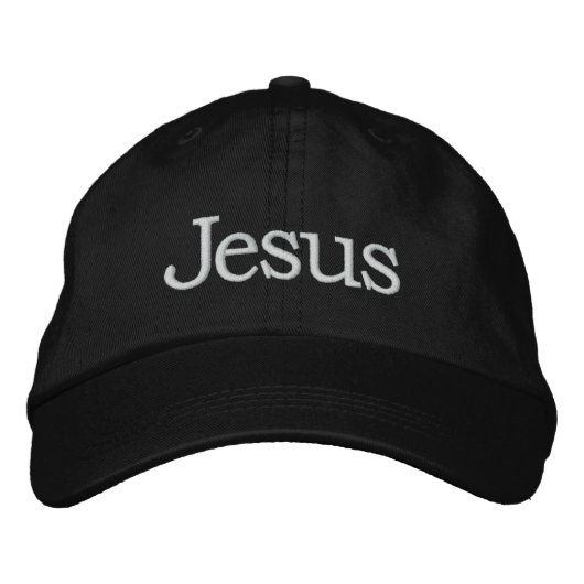 Jesus hat bestickte baseballkappe (Vorderseite)
