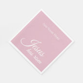Jesus hat Christliches Ostern mit eigenem Text ros Serviette (Ecke)