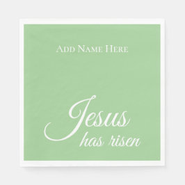 Jesus hat Christliches Ostern von Angewohnheit zu Serviette