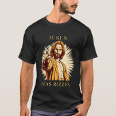 Jesus hat das Shirt zerrissen - er zeigt Jesus T-S (Vorderseite)