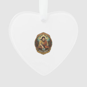 Jesus hat das Telefon zwischen Autositzen fallen l Ornament