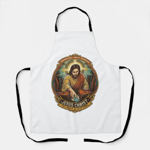 Jesus hat das Telefon zwischen Autositzen fallen l Schürze