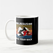 Jesus hat deinen Karate Kaffeetasse (Links)