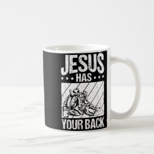 Jesus HAT DEINEN RÜCKEN Brazilian Jiu-Jitsu Jesus Kaffeetasse