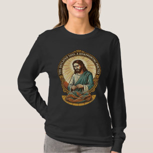 Jesus hat den flachen Yoga-Ball komplett entleert  T-Shirt