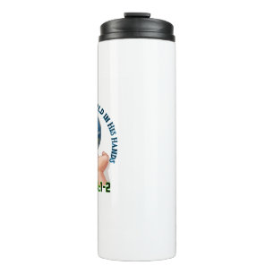 Jesus hat die ganze Welt in seiner Hand-Christlich Thermosbecher