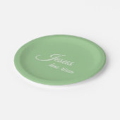 Jesus hat ein elegantes Christliches Osterfest im Pappteller (Schrägansicht)