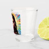 Jesus hat eine Brille geschossen! Schnapsglas (Rechts)