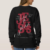 Jesus hat einen Plan – Jeremia 29,11 Sweatshirt (Rückseite)