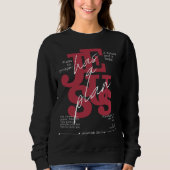Jesus hat einen Plan – Jeremia 29,11 Sweatshirt (Vorderseite)