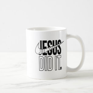 Jesus hat es Religiöses Kreuz Christlich Kaffeetasse
