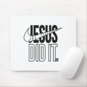 Jesus hat es Religiöses Kreuz Christlich Mousepad (Mit Mouse)
