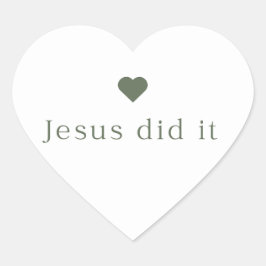 Jesus hat es Sticker gemacht