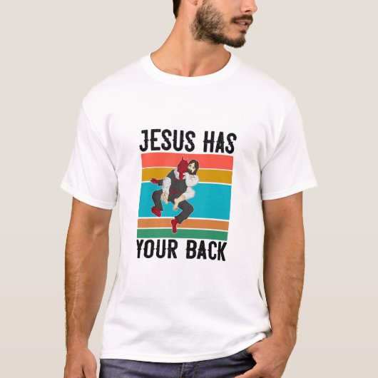 Jesus hat Ihren brasilianischen Jiu Jitsu-Gabe Chr T-Shirt (Vorderseite)