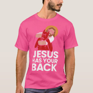 Jesus hat Ihren Rücken Christlich Jiu-Jitsu Juw Ji T-Shirt