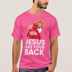 Jesus hat Ihren Rücken Christlich Jiu-Jitsu Juw Ji T-Shirt