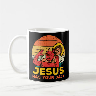 Jesus hat Ihren Rücken Jiu Jitsu Christlich Kaffeetasse