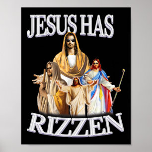 Jesus hat Jesus Christus zu einem religiösen Oster Poster