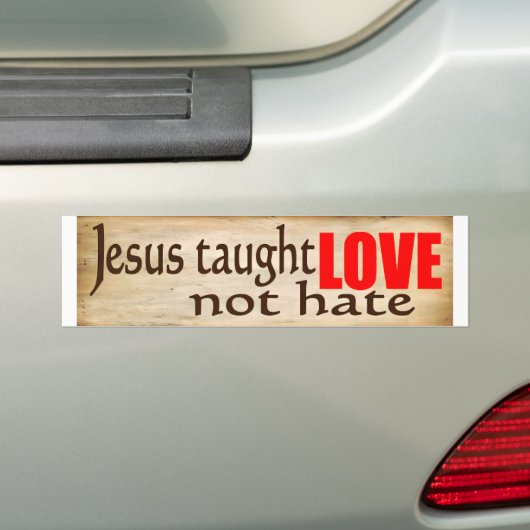 JESUS HAT LIEBE, NICHT HASS Autoaufkleber (Auf Auto)