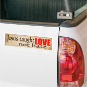 JESUS HAT LIEBE, NICHT HASS Autoaufkleber (Auf Lkw)